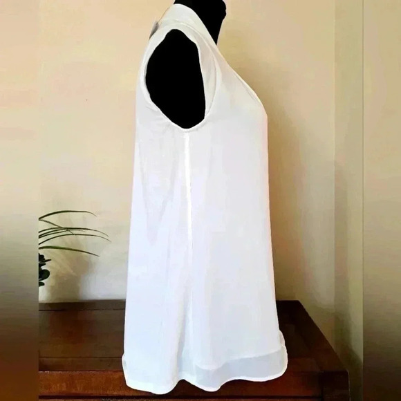 ❤️ NWT Camber & Grace Ivory Sleeveless  Blouse - Picture 8 of 11